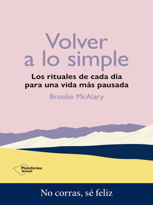 cover image of Volver a lo simple